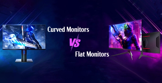 Difference Between Curved And Flat Monitors